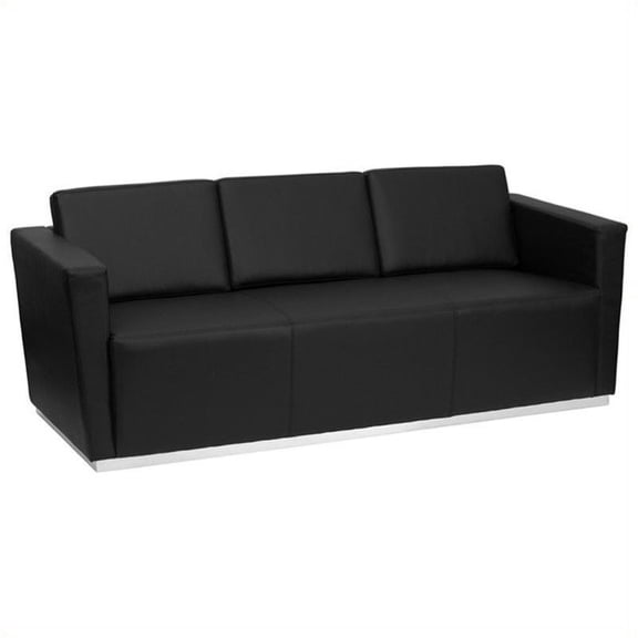 Bowery Hill Contemporary Sofa in Black