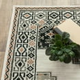 thumbnail image 2 of 5â€™ x 7â€™ Abstract Ivory and Gray Geometric Indoor Area Rug, 2 of 3