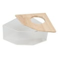 thumbnail image 3 of Hamster Bath Box, Right Angle Fan Hamster Bath Sand Box Easy To Clean Safe Save Space  For Small Pet For Hamster, 3 of 8