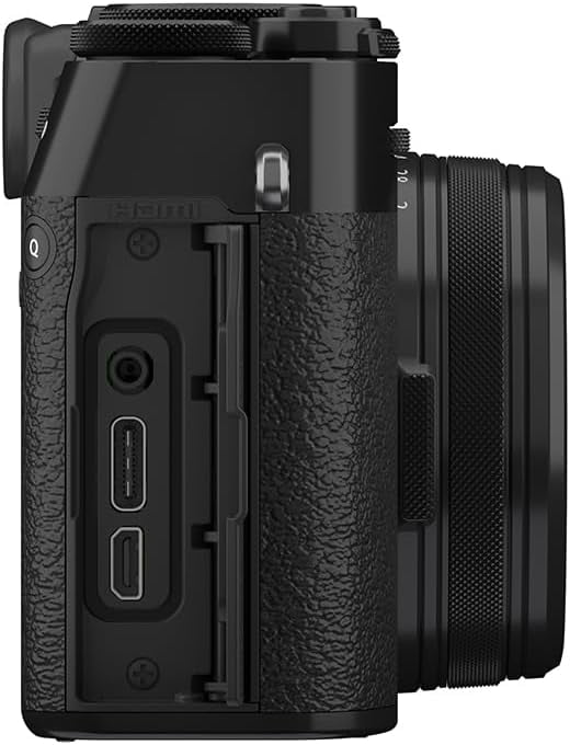 Fujifilm X100VI 40.2 MP Mirrorless Camera with Fixed 23mmF2 Lens (APS-C X-Trans CMOS 5 Sensor, X-Processor 5, Hybrid Viewfinder, LCD Tilt Touchscreen, Face Detection AF, 20 Film Simulations - Black