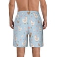 thumbnail image 3 of Naloa Funny Chicken Men's Beach Shorts, Surfing shorts, Swim trunks, Quick Dry Swim Trunks for Surfing Beach Fun - 3X-Large, 3 of 9
