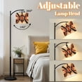 thumbnail image 3 of Arc Floor Lamp with Adjustable Lampshade Western Southwestern Farmhouse Standing Lamp 3 Color Temperatures Dimmable Tall Pole Lamp with Foot Switch for Bedroom, 3 of 8