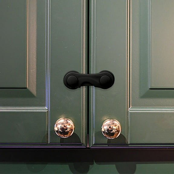 Melomogo 2Pcs Fridge Lock French Door Refrigerator/Freezer Lock Apply to Max Two Door Gap Distance for Safety,Easy to Install