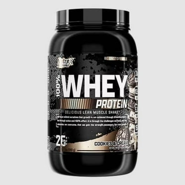 Nutrex Research 100% Whey Protein Powder 2lb Cookies & Cream
