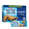 Kellogg,S Nutri-Grain, Soft Baked Breakfast Bars, Blueberry, Made With Whole Grain, Value Pack, 20.8 Oz (16 Count)
