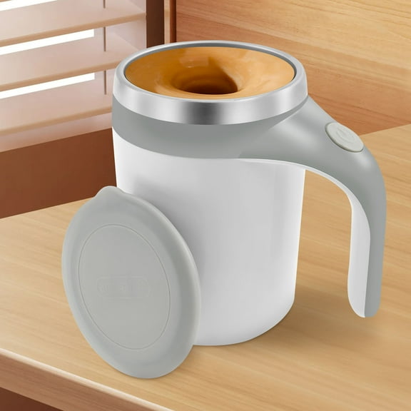Self Stirring Coffee Mug Efficient Mixing Coffee Mug 380 ml Self Stirring Cup Battery Powered Electric Mixing Mug Self Mixing Coffee Cup for Milk Coffee Tea