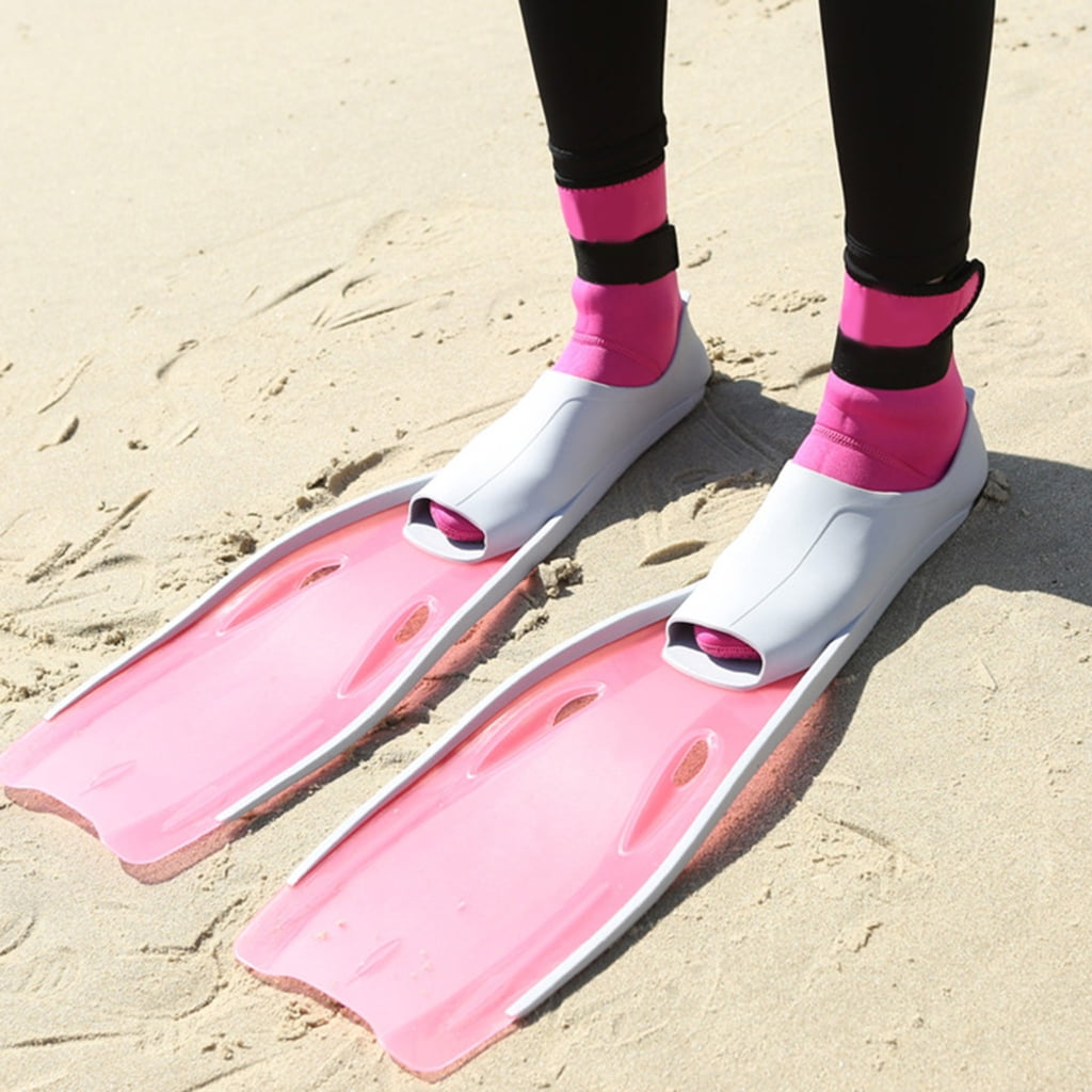 Jesscasday Scubas Diving Gear Full Foot Long Fins Snorkeling Swimming Diving Floating Fins