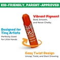 thumbnail image 4 of Kwik Stix Solid Tempera Paint Sticks, 12 Count, Single Color Orange, Washable, Quick-Drying, Non-Toxic, 4 of 8