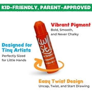 Kwik Stix Tempera Paint - Set of 12, Primary Colors