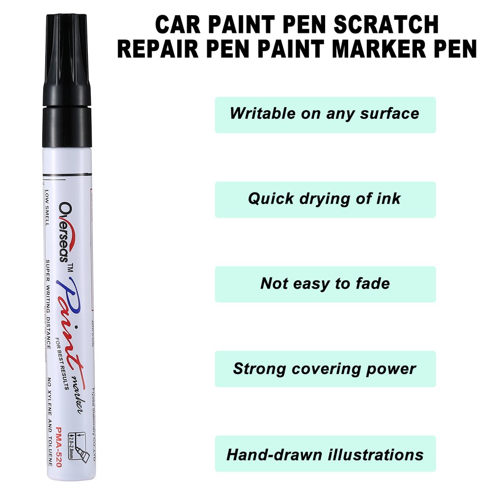 Pma520 Car Paint Pen Scratch Repair Pen Paint Tire Color Correction