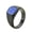 Black Blue, variant on Men Women's Square Gemstone Stainless Steel Ring Band Classic Daily Gem Jewelry for Engagement Wedding Black Black Size 8