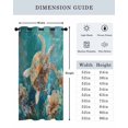 thumbnail image 6 of Ocean Turtle Thermal Insulated Blackout Curtains for Bedroom 90 Length Marine Life Retro Starfish Coral Abstract Room Darkening Curtain 1 Panel Grommet Window Curtain Drape for Living Room, 6 of 7