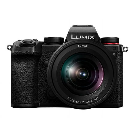 Panasonic - LUMIX S5 Mirrorless Camera Body with 20-60mm F3.5-5.6 Lens - DC-S5KK - Black