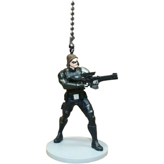 Winter Soldier 4” Fan Lamp Light Pull Chain PVC Figure Civil War