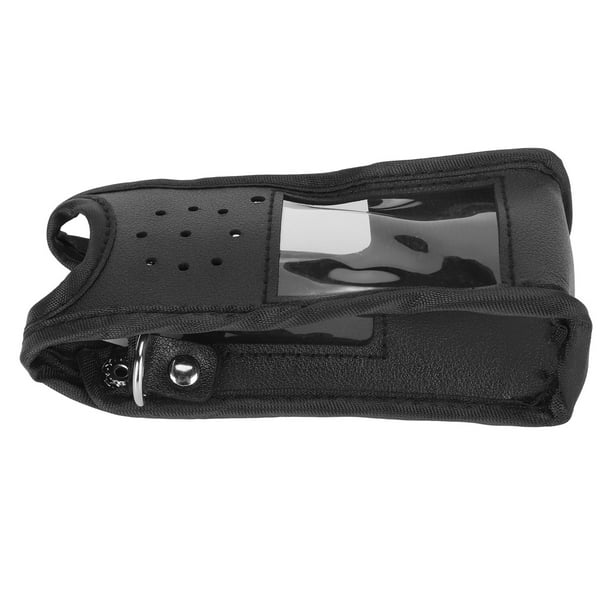 Soporte Para Walkie Talkie, Diseño De Agujeros Cuero Artificial Estuche De Radio Universal Portátil Correa Para El Hombro Para UV 9R Plus Para BF A58 Para UV 5S Para BF R760