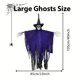 thumbnail image 4 of 1pc, Scary Halloween Hanging Decorations - Ghost and Skeleton for Outdoor Porch, Yard, Garden, and Haunted House - Perfect for Spooky Halloween Decorations, 4 of 5