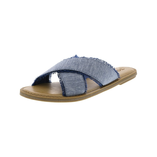 Toms chambray sandals sale