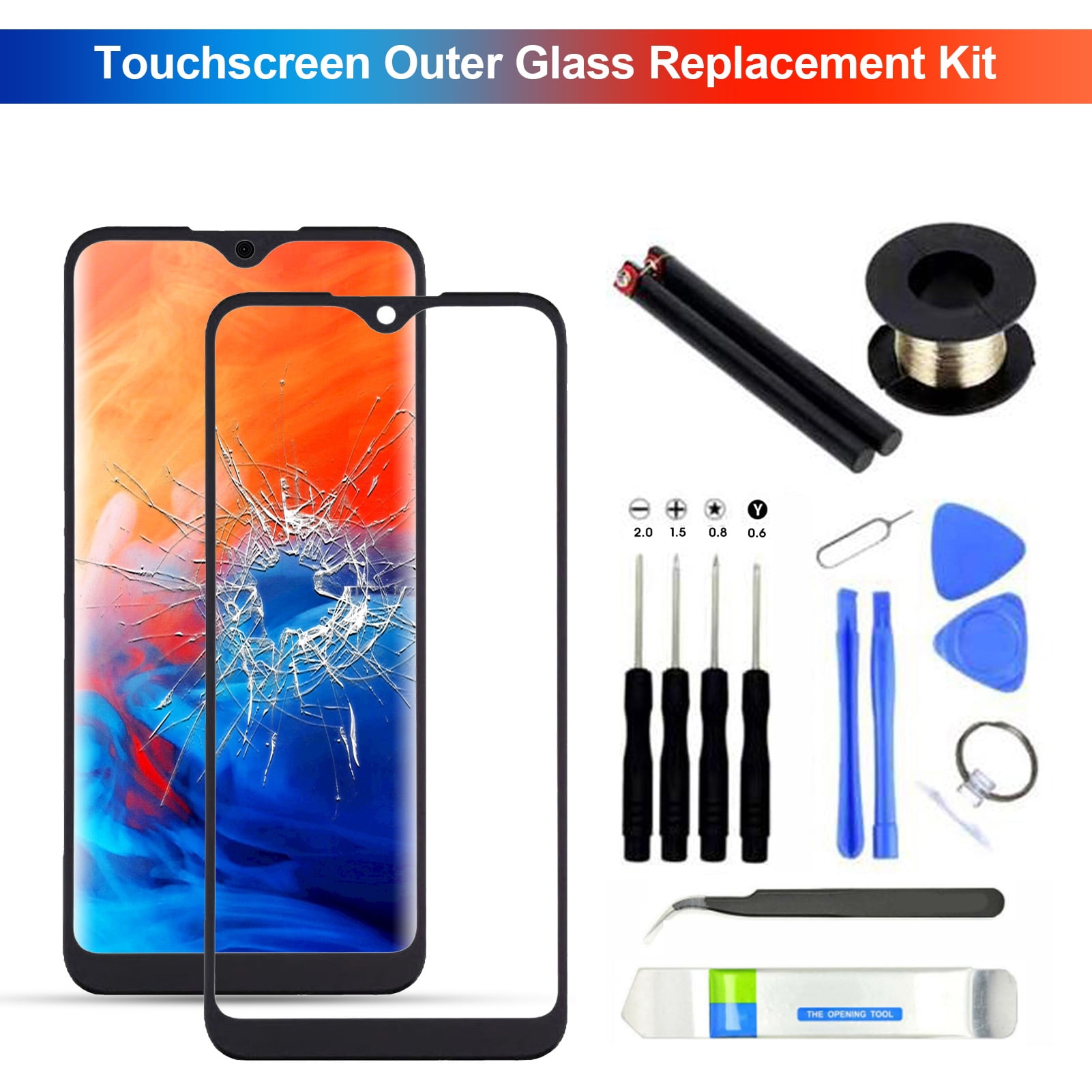 1 Set Touch Screen with OCA Adhesive Replacement Professional Repair ...