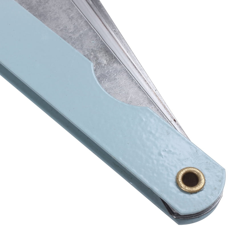 10pcs 200mm Long 17 Leaves 0.02mm-1.0mm Space Thick Measure Feeler Gauge Gage