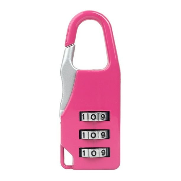 Candado de Seguridad Para Maleta Hugtrwg de Aleación de Zinc con Cerradura de Combinación de 3 Dígitos Para estrenar