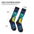 thumbnail image 4 of Pofeuu Dinosau Space Explorer Print Compression Socks for Women & Men Circulation - Best Support for Nurses,Running,Athletic,Sports, 4 of 7