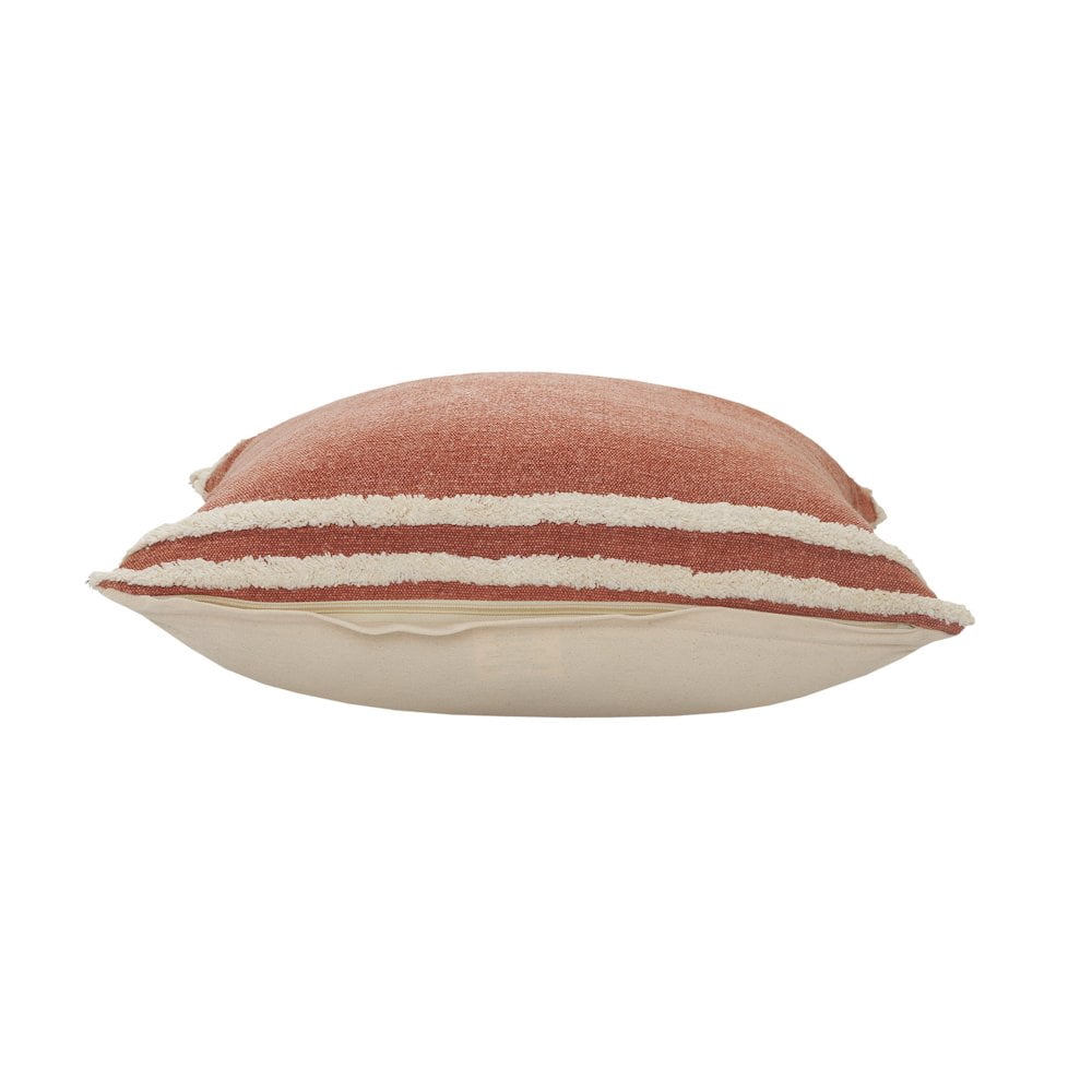 LR Home Soft Striped Cinnamon Throw Pillow
