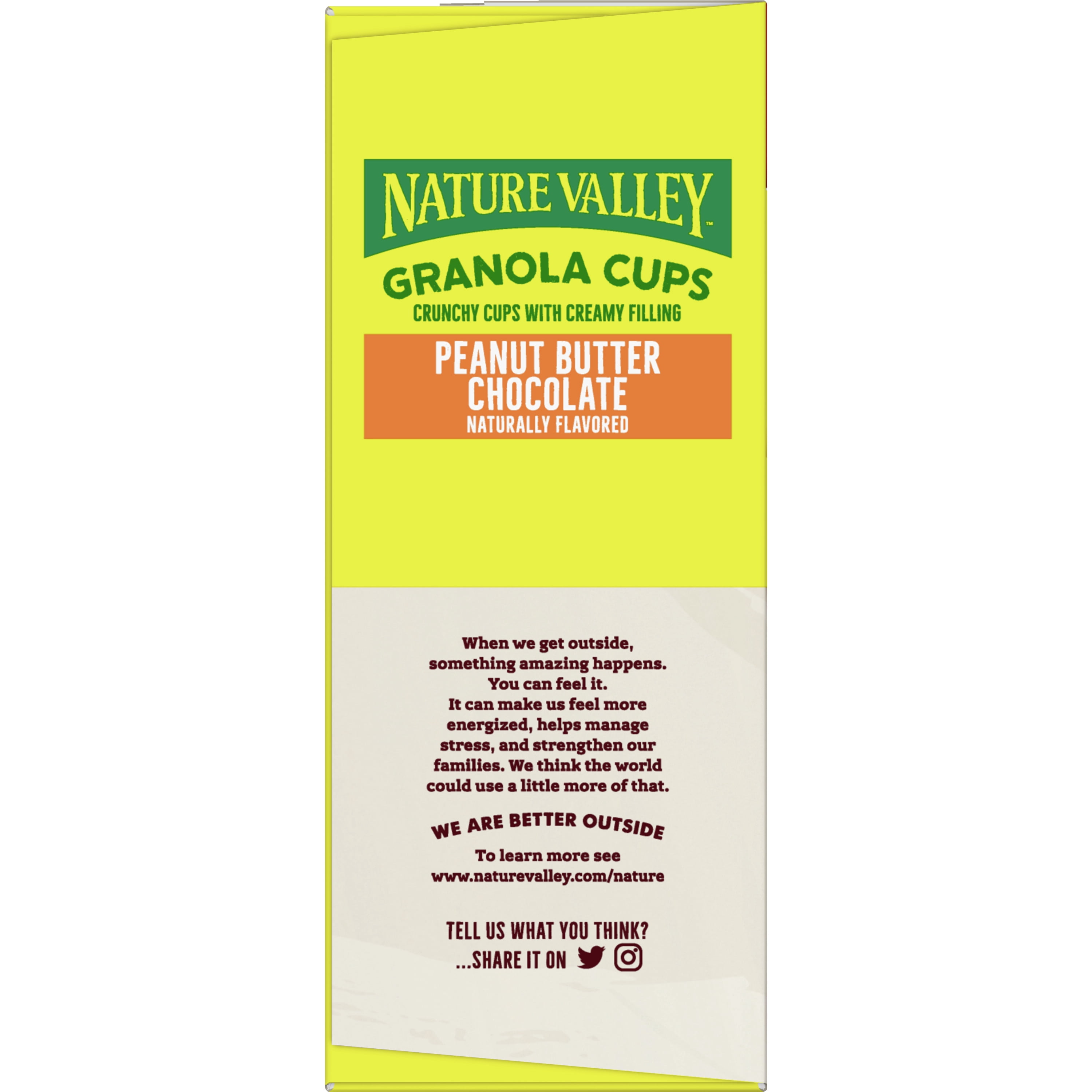 Nature Valley Granola Cups, Peanut Butter Chocolate, 10 ct, 20 cups