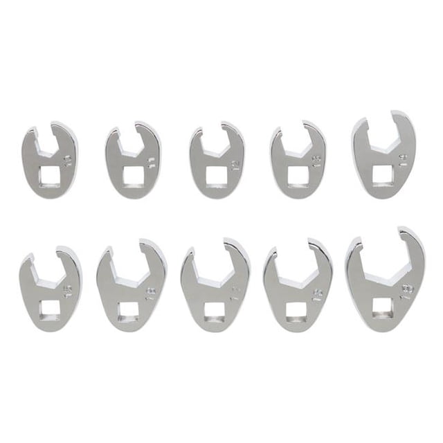 Platinum PLT-99320 Ensemble de Clés à Pied Évasé 10 Pcs 0.37 Po