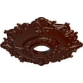 thumbnail image 3 of Ekena Millwork 18"OD x 3 1/2"ID x 1 1/2"P Riley Ceiling Medallion (Fits Canopies up to 4 5/8"), Hand-Painted Brushed Mahogany, 3 of 5
