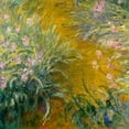 thumbnail image 3 of Monet, Claude 20x20 Black Modern Framed Museum Art Print Titled - The Path through the Irises, 3 of 5