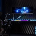 thumbnail image 4 of Mount-It! Heavy-Duty Single Computer Monitor Arm for Ultrawide Curved Screens Up To 49", Gaming Monitor, RGB Lights, USB, 4 of 10