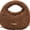 Brown, variant on Sunyuer Women Faux Fur Plush Mini Handbag, Cute Round Fluffy Crossbody Purse with Detachable Adjustable Strap, Casual Fashion Shoulder Bag for Fall Winter Daily Outing