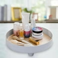 thumbnail image 4 of DOLITY European Retro Vanity Tray Dressing Table Jewelry Cosmetic Perfume Storage Key Tray Decoration Display Home Ornament Gray, 4 of 8