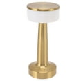 thumbnail image 3 of Lámpara de mesa portátil con carga USB de 3 colores, lámpara de mesita de noche Retro de Metal para restaurante, dormitorio, bares y hogar, 3 of 12
