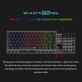 thumbnail image 4 of AJAZZ AK33 Mechanical Gaming Keyboard Linear Action E-sport Keyboard 82 Keys USB Wired Anti-Ghosting for PC Laptop Desktop, 4 of 6