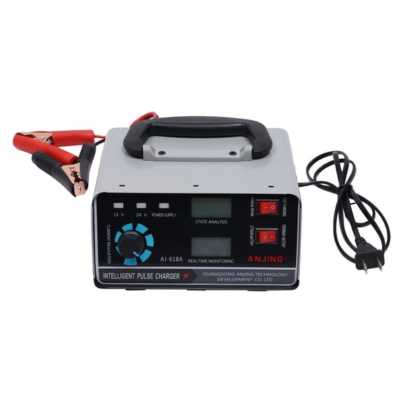 12V/24V 400W Heavy Duty Car Truck Battery Charger Intelligent Pulse Repair Trick