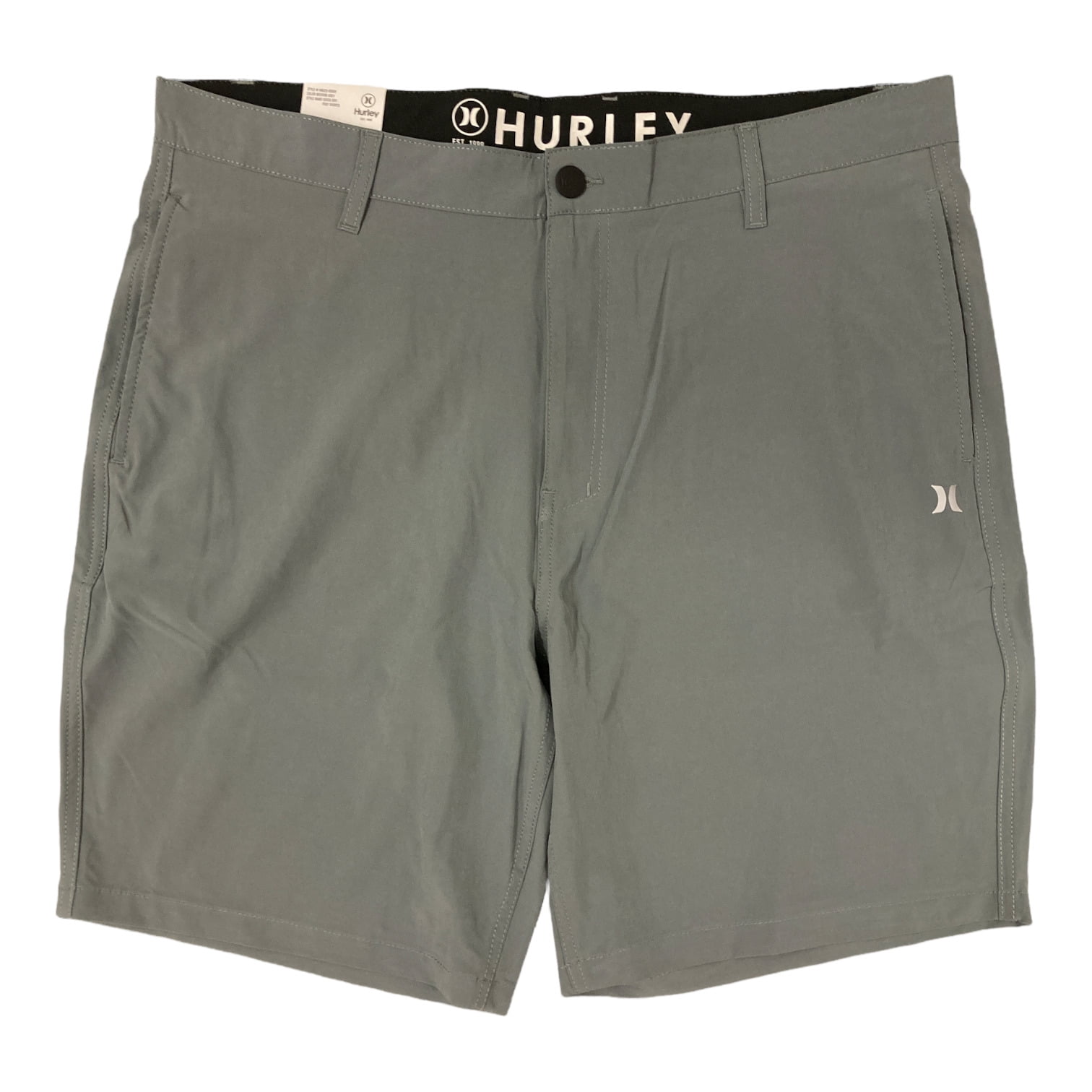 Laster satire ontvangen Hurley Men's Quick Dry Classic Fit Hybrid Walk Shorts (Medium Grey, 38) -  Walmart.com