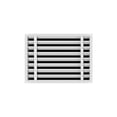 thumbnail image 2 of BUILDMART - 22x16 Modern AC Vent Cover - Decorative White Aluminum Air Vent - Standard Linear Slot Diffuser - Heating and Cooling Register Grille for Ceiling, Walls & Floors - Texas Buildmart, 2 of 8