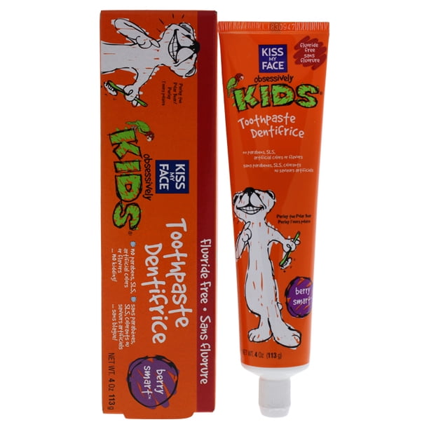 Kids Fluoride Free Toothpaste Berry Smart By Kiss My Face For Kids 4 Oz Toothpaste Walmart Com Walmart Com