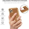 thumbnail image 3 of iPhone 11 Pro Max Case,Phone Case for iPhone 11 Pro Max,Slim Fit Soft with Adjustable Wristband Kickstand Scratch Resistant Shockproof Protective Cover for iPhone 11 Pro Max 6.5", Coffee Brown, 3 of 18