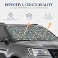 thumbnail image 4 of Zufioo Hedgehogs and Flowers Print Folding Car Windshield Sun Visor, Anti-ultraviolet Sun Visor, Suitable for Trucks, Vans Car Accessories-Medium, 4 of 6