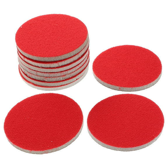 unbranded 10 Pcs Sanders Drywall Bowling Ball Polishing Pad Bowling Sandpaper 0.5X5X5CM