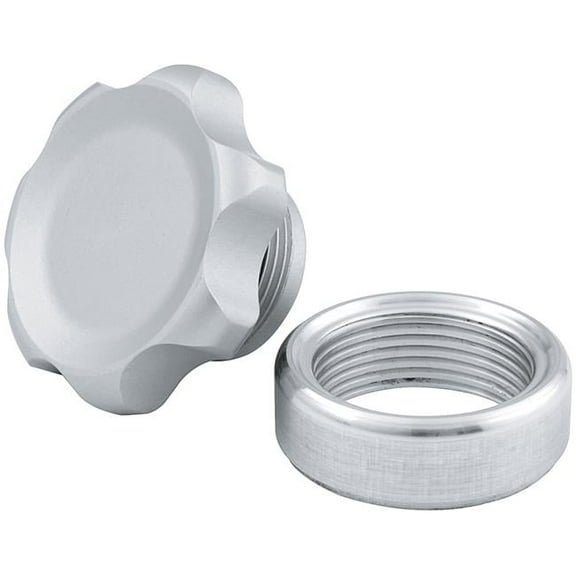 Allstar Performance Filler Cap Silver with Weld-In Alum Bung Small ALL36160
