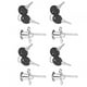 thumbnail image 4 of Cerradura De Leva, 4 Piezas De Accesorios De Hardware Cerradura De Gabinete, Para Escritorios Gabinetes OTVIAP Zinc Alloy Cam Lock, 4 of 8