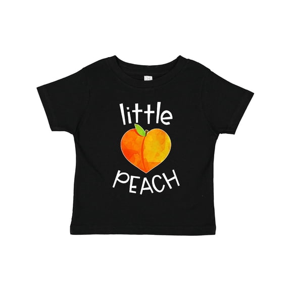 Inktastic Little Peach Cute Heart Shaped Peach Boys or Girls Toddler T-Shirt