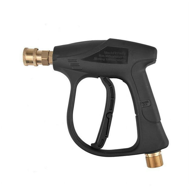 Pistola de lavado de alta presión, 3000 PSI máx. con boquillas de conexión rápida de 5 colores, conector de manguera M22