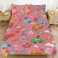 thumbnail image 2 of Fire Engine Car Truck Bedding Set with Zipper Closure for Girls & Boys, 2 of 6