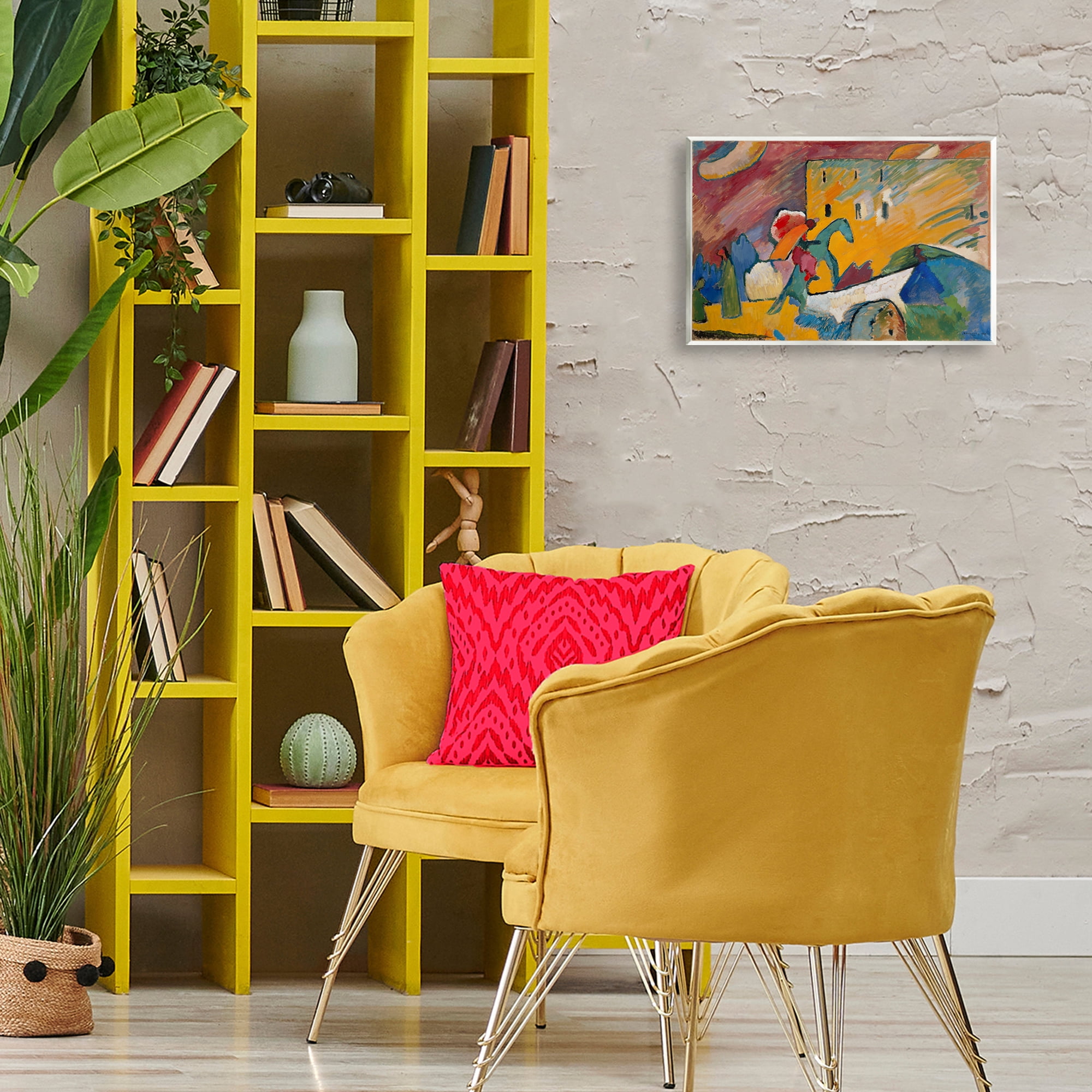 Stupell Industries Kandinsky Improvisation Classic Abstract Painting Unframed Art Print Wall Art, 15 x 10