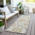 thumbnail image 6 of Addison Rugs Chantille Indoor/Outdoor Traditional Floral Ivory Washable Runner Rug, 2'3" x 7'6", 6 of 6