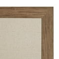 thumbnail image 3 of DesignOvation Beatrice Square Linen Fabric Pinboard, 31 x 31, Rustic Brown, Wooden Wall Organizer, 3 of 5